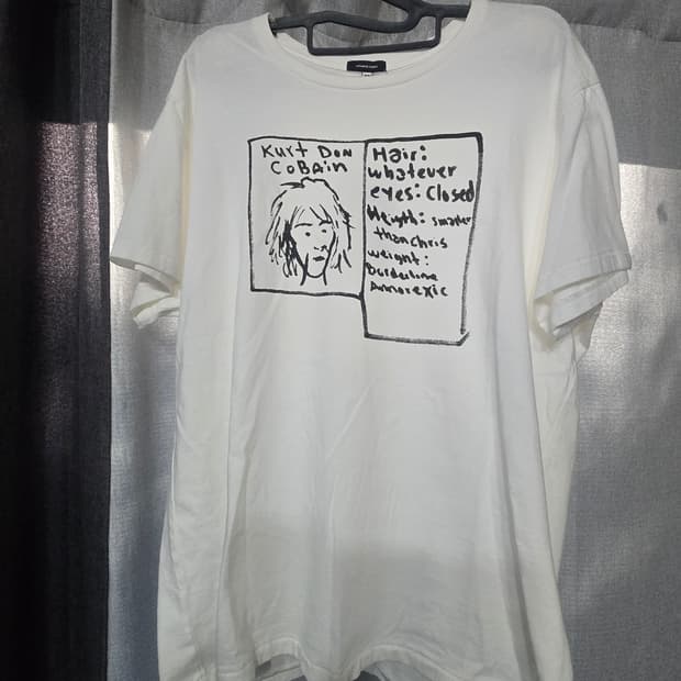 R13 KURT COBAIN DOODLE BOY T-shirt