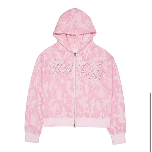 포어링 forusring PINK FLAG HOODIE ZIP-UP 후드