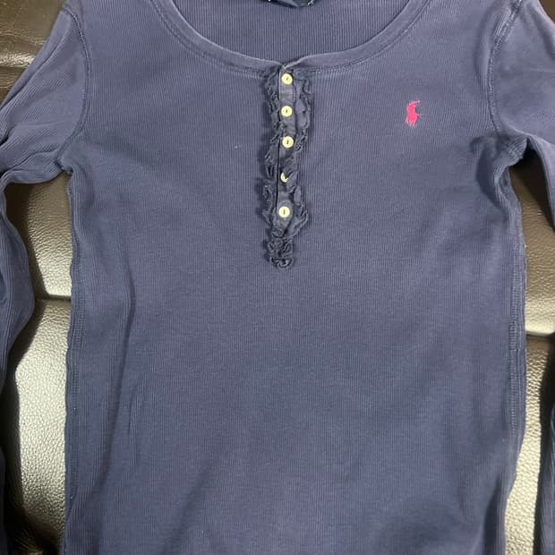 랄프로렌 빈티지 헨리넥 긴팔 