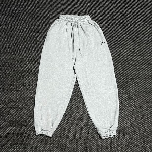 [S] Wooalong 우알롱 그레이 시그니처 조거팬츠