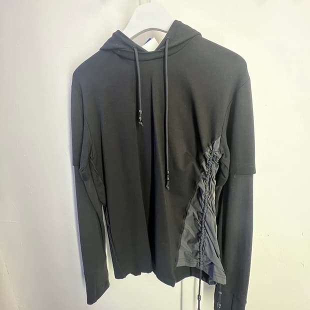 혜인서 트위스티드 후드 블랙2사이즈