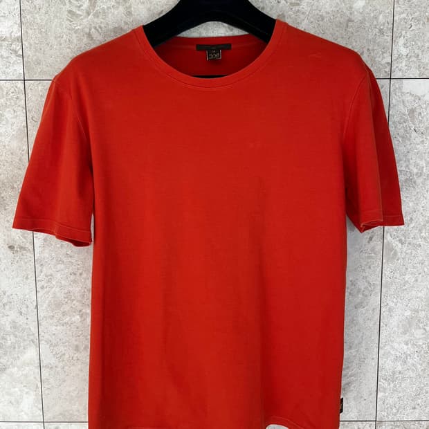 루이비통 오렌지 반팔 티셔츠 M