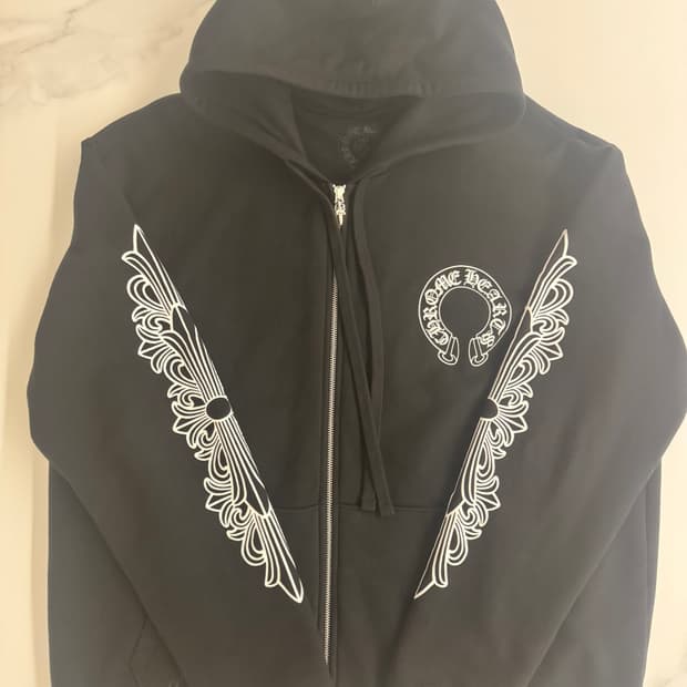 크롬하츠 플로랄 후드집업 L