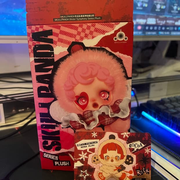 팝마트 스컬판다 겨울교향곡시리즈 인형 키링 윈터심포니 초콜릿랩소디