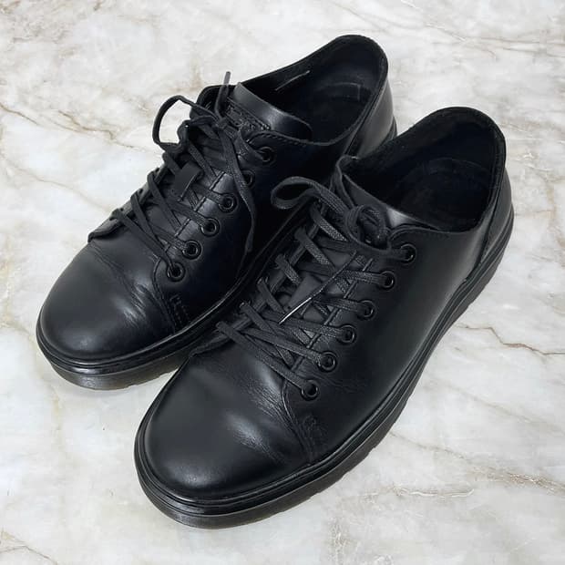 닥터마틴 단테 블랙 가죽 스니커즈 UK7 260