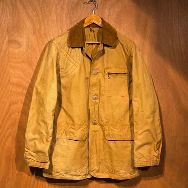 USA 50s 시어스 덕캔버스 헌팅 자켓 L 콘마르 체인지퍼
