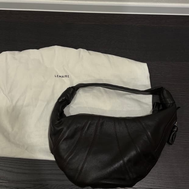 르메르 포춘백 크루와상 다크초콜릿 숄더백