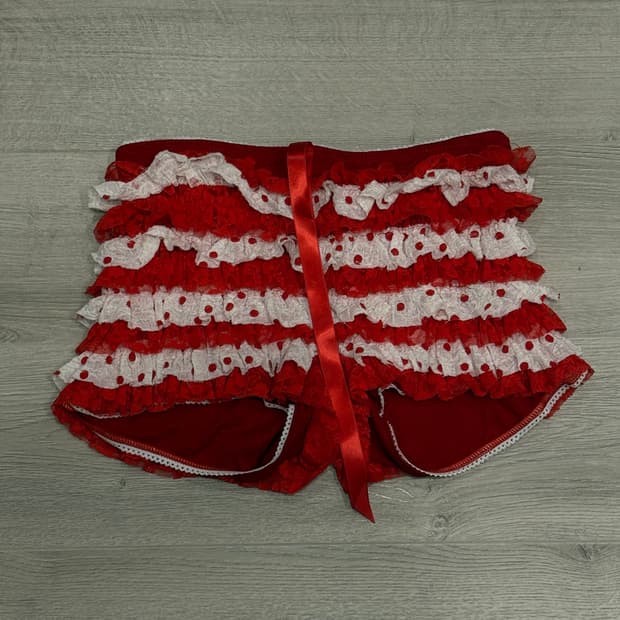 글로니 COCO DOT BLOOMER SHORTS (RED)