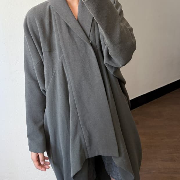 릭오웬스 12A/W 드레이프 코트