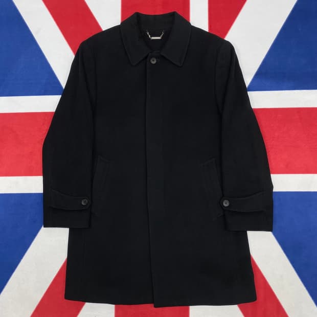 빈티지 캐시미어 100%코트 L 