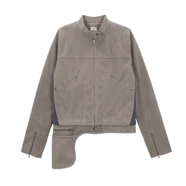 스마트어반유즈풀 코이세이오 suu 벨트 스웨이드 자켓