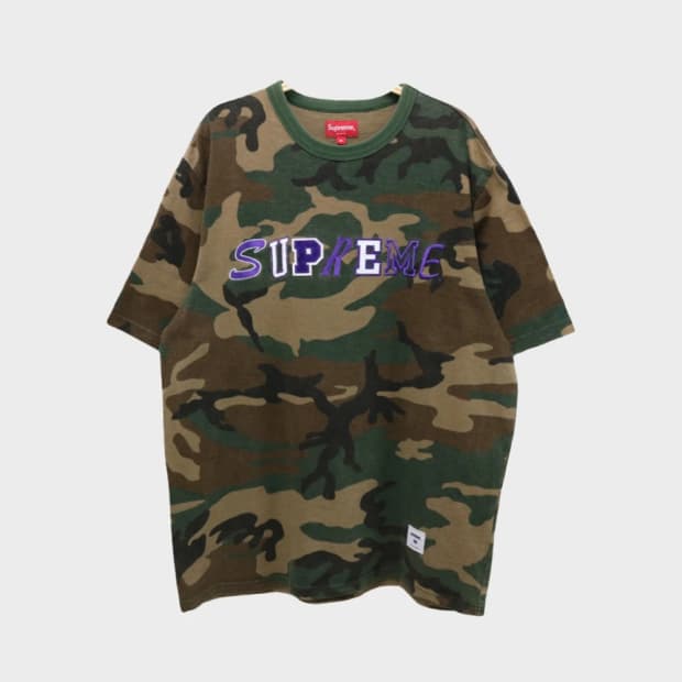 SUPREME 슈프림 우드랜드 카모 티셔츠 69432