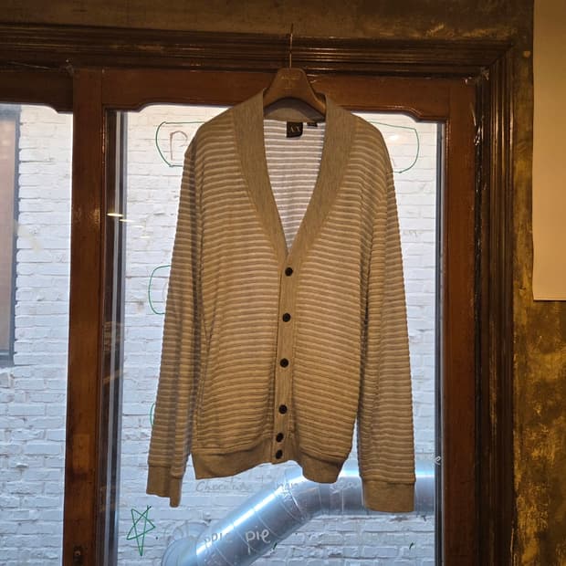 아르마니 꼴레지오니 숄칼라 카디건 