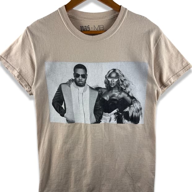 Nas 나스 X Mary J. Blige  투어 티셔츠3911