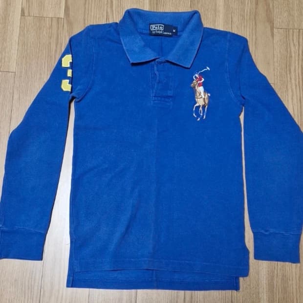 정품 폴로랄프로렌 빅포니 블로 카라 슬리브 M