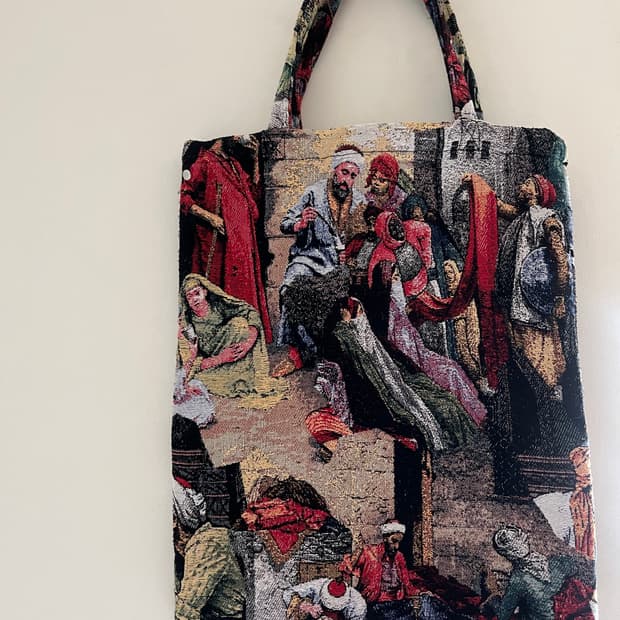 Bless 자가드 가방