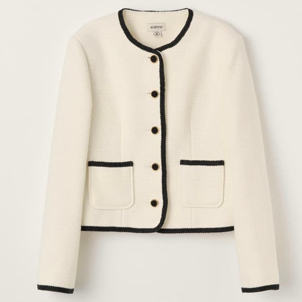 시엔느 트위드 자켓