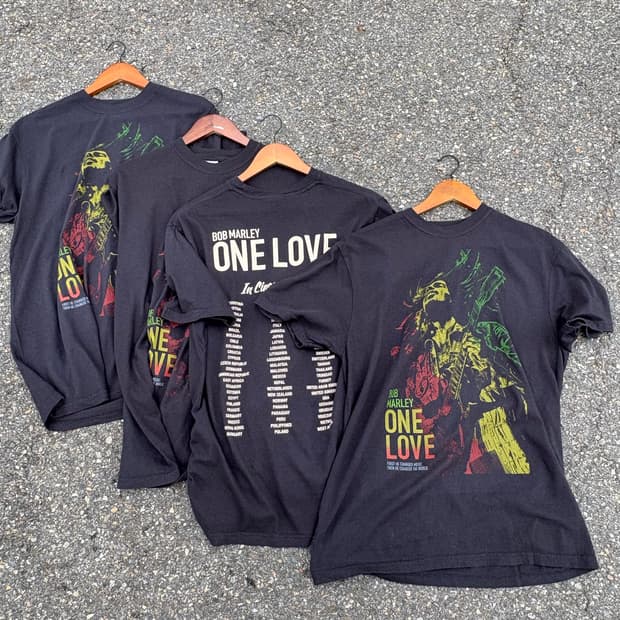 BOB MARLEY ONE LOVE 반팔 티셔츠 m