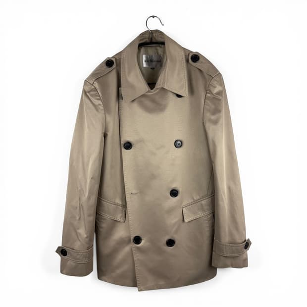 52) 마인옴브 더블버튼 트렌치 숏 코트 베이지