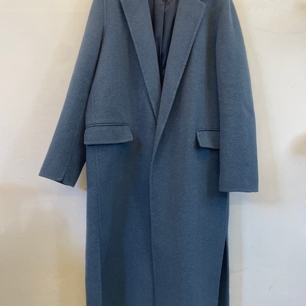 나이스클랍 여성울코트 캐시미어 핸드메이드 모직 롱코트:) 하객룩데이트룩