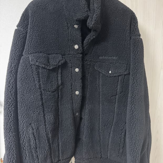 [새제품] 발렌시아가 오버사이즈 플리스 자켓 블랙 4사이즈