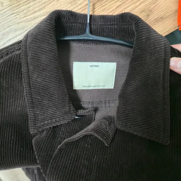 포터리 코듀로이 트러커 브라운 사이즈교환2->3