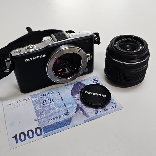 작례O 소장품 컬러 올림푸스 펜 미니 e-pm1 + 주이코 렌즈 디지털카