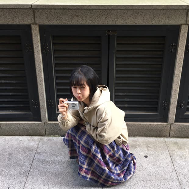 Beams check skirt