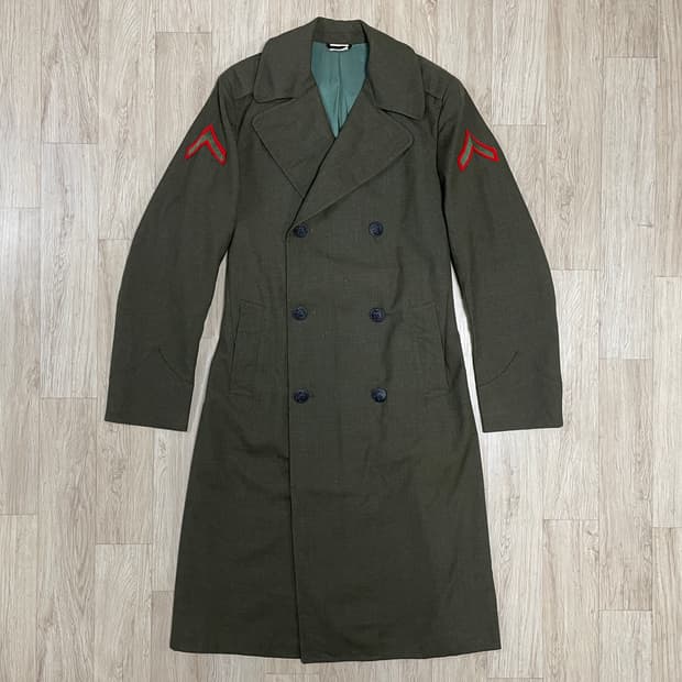 95~100) 80s 미군 해병대 오버 롱코트(민트급)RRL&LVC&폴로
