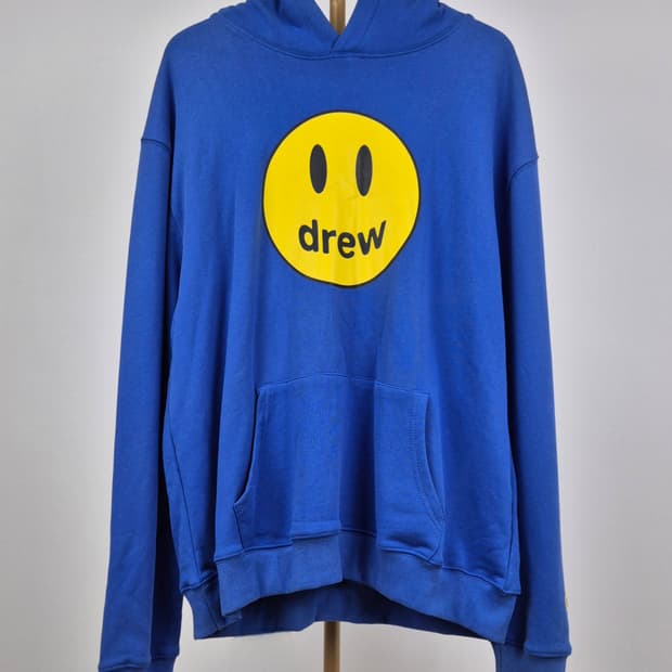 Drew House 스마일 로고 루즈핏 남녀공용 스트릿 무드 후드티