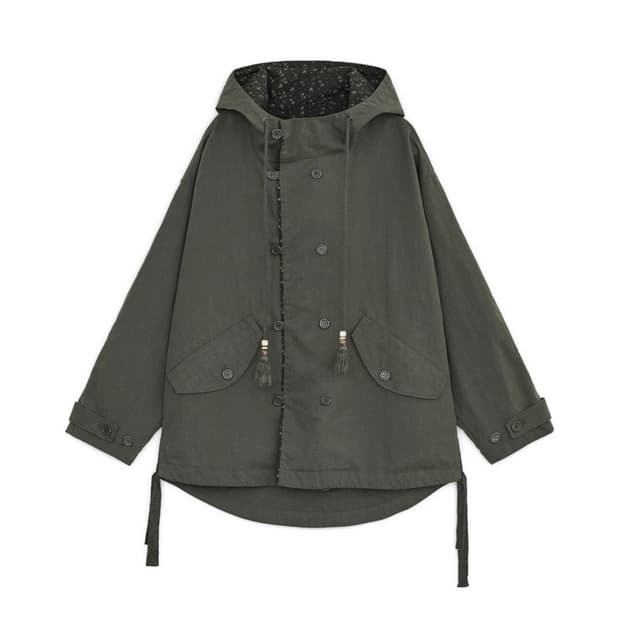 (새상품) 허그유어스킨 워시드 필드 자켓 카키