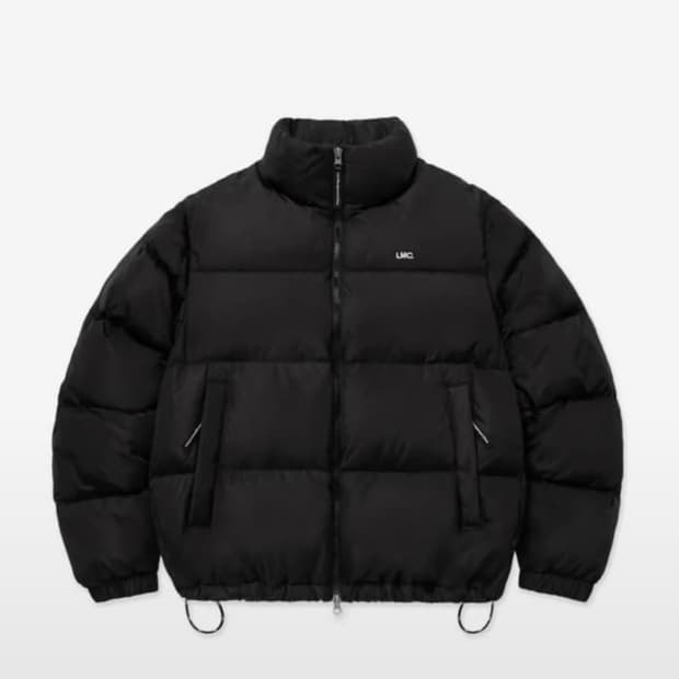 LMC 덕다운 숏패딩 블랙