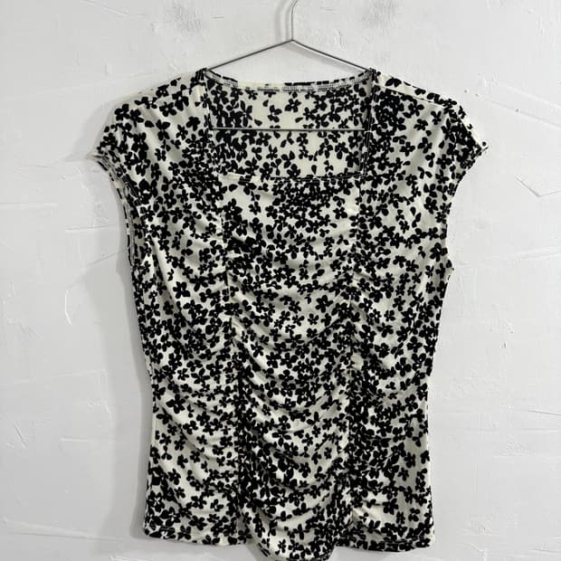 flower shirring top 