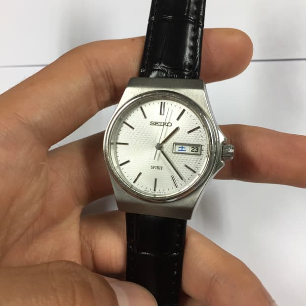 90s seiko spirit quatz day-date