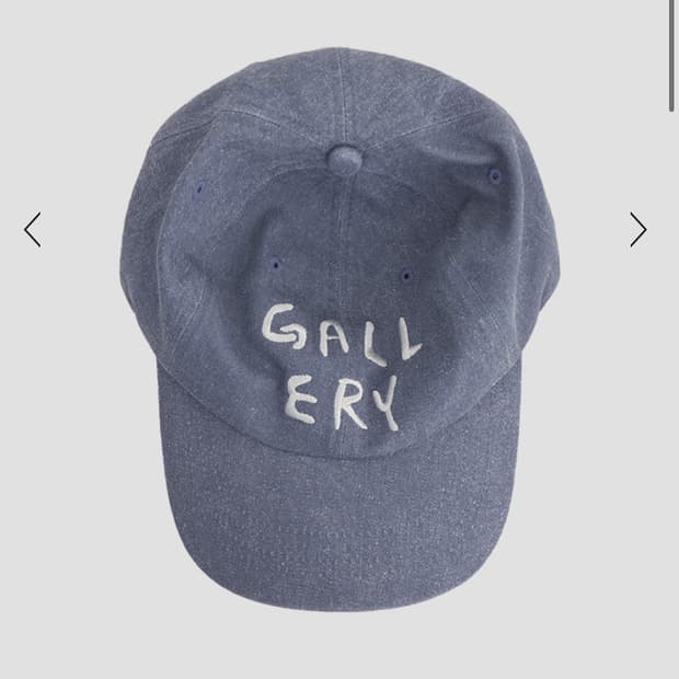 gallery Pigment ball cap - Washed blue