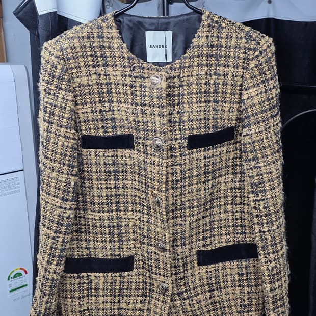 산드로 트위드자켓 36