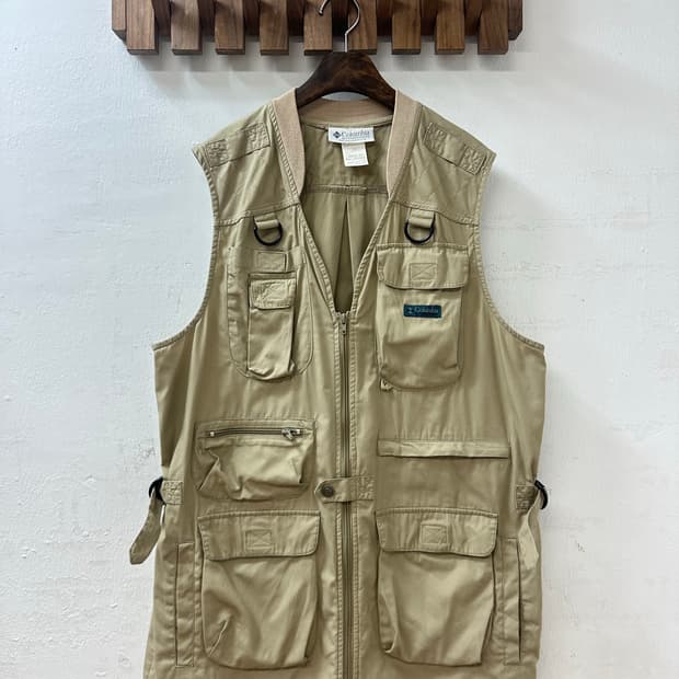 80-90s Columbia 빈티지 유틸리티 멀티 포켓 피싱 베스트 