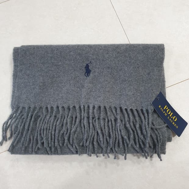 폴로 랄프로렌 그레이 머플러(새것)