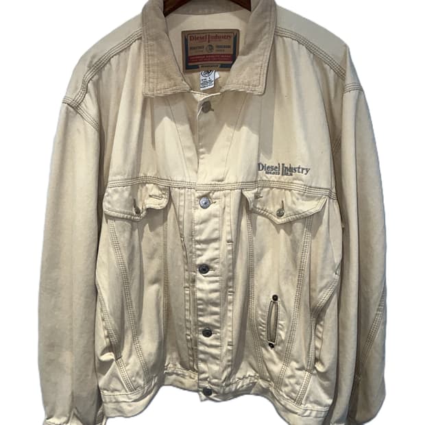 Diesel Industry 베이지 데님 자켓