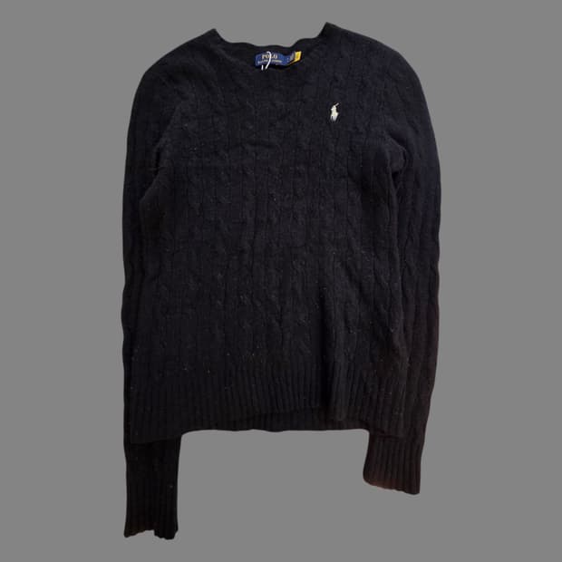 폴로 랄프 로렌 케이블 니트