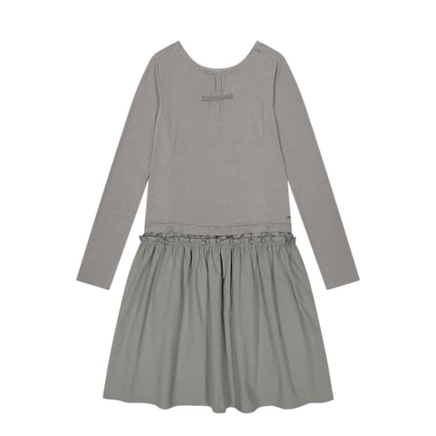 코이세이오 투웨이 셔링 원피스 라이트카키