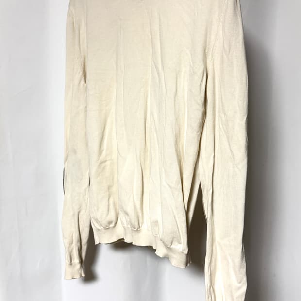 마르지엘라 17s 엘보우 레더 시그니처 니트