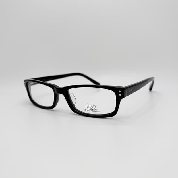 ASK 슬림 사각 블랙 빈티지 뿔테