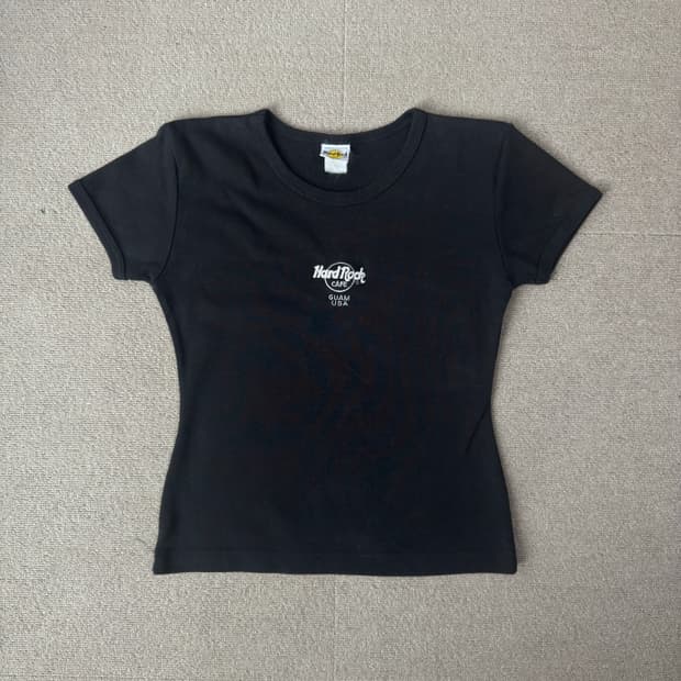 하드락카페 USA 괌 티셔츠 y2k