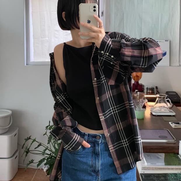 랭글러 체크 셔츠 (Man 2XL)