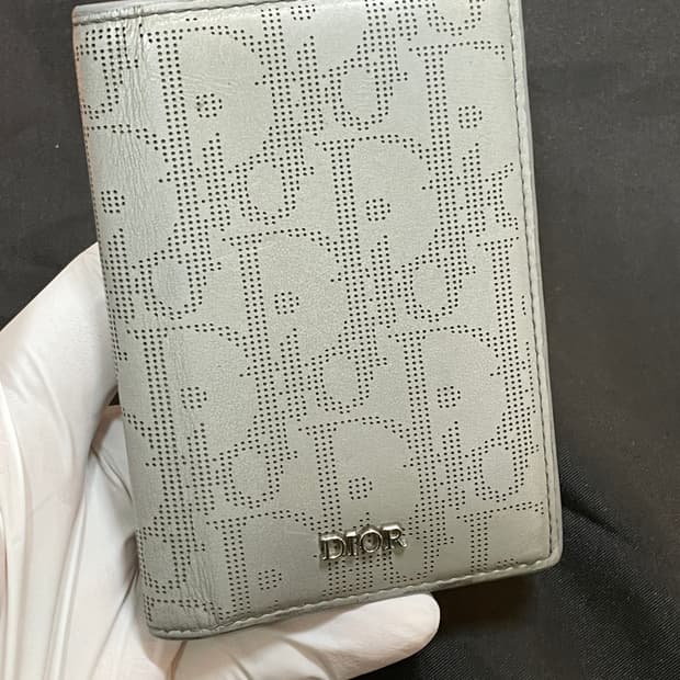 디올 갤럭시 그레이 오블리크 오거나이저