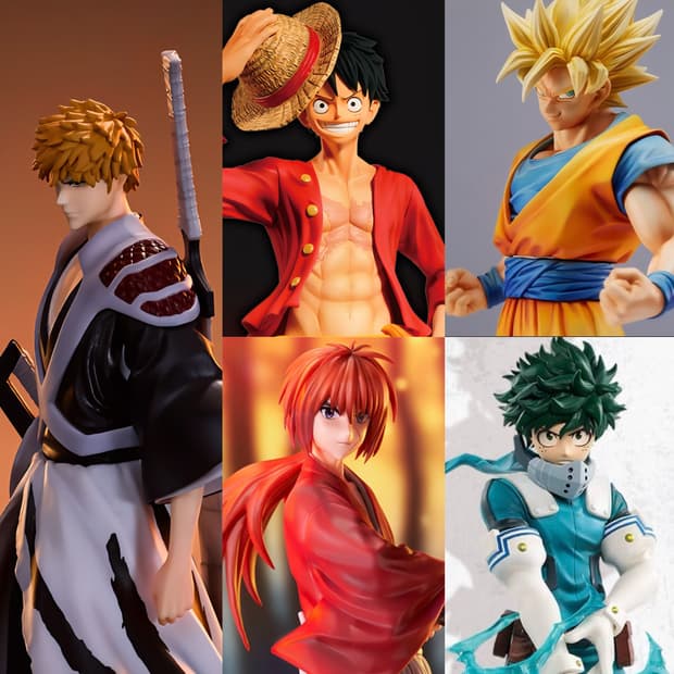 블리치 이치고 원피스 루피 죠죠 나히아 드래곤볼 손오공 제일복권 피규어