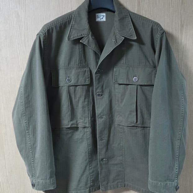 (착샷) 오어슬로우 m43 퍼티그 hbt 아미 자켓