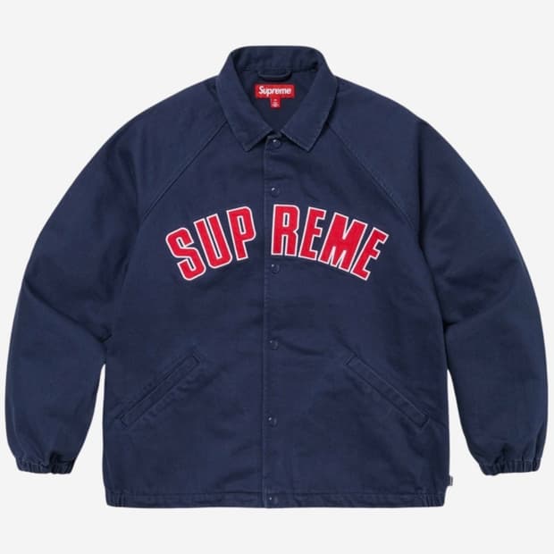 [XXL]슈프림 아크 데님 코치 자켓 네이비 - 24SS
