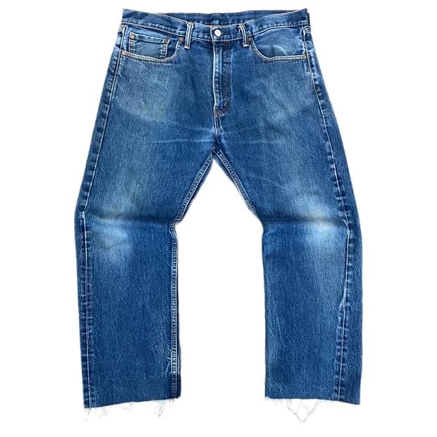 Levis 505 indigo jeans (35) a99